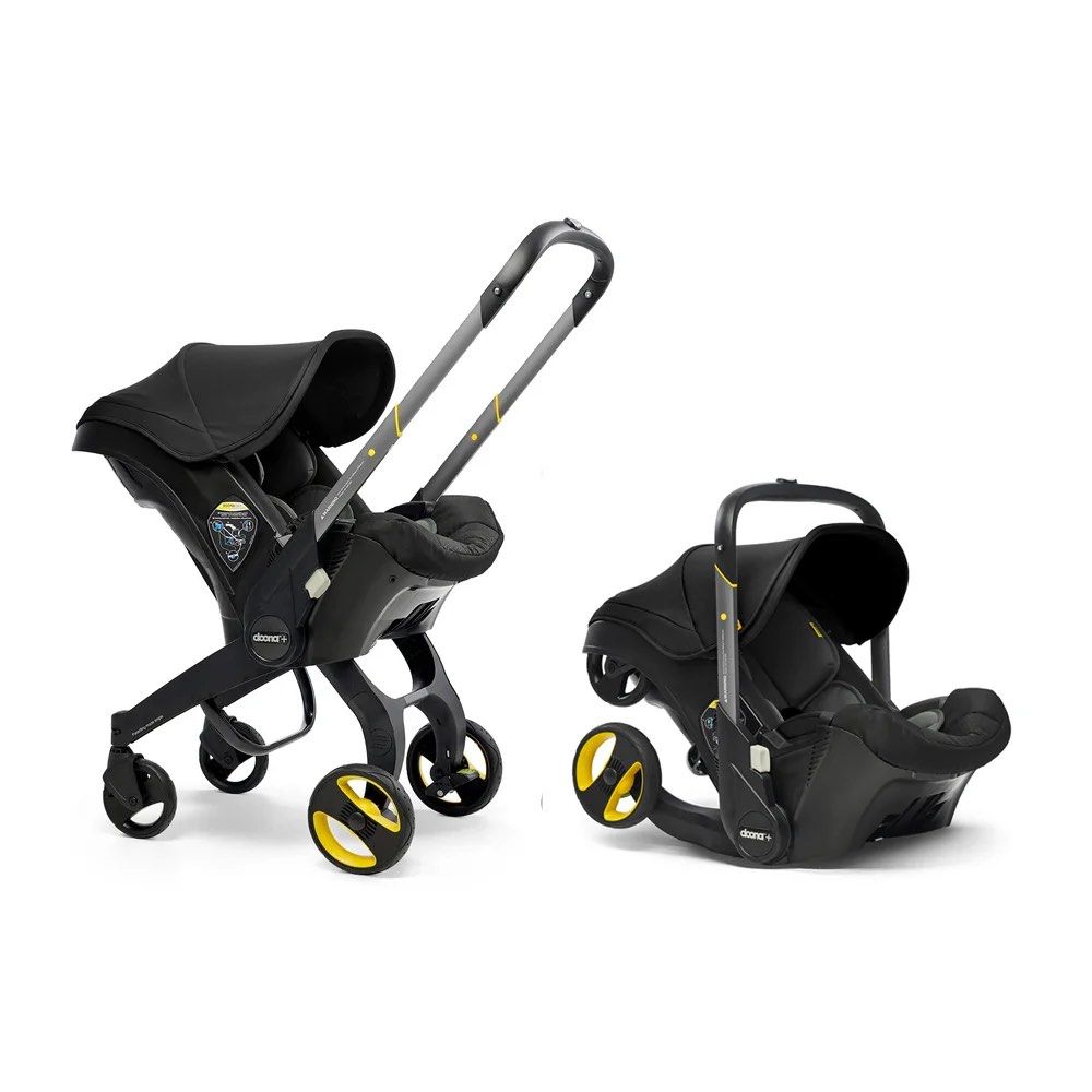BNIB (Unopened) Doona+ Infant Car Seat & Stroller - Black (Category: Strollers) located in Singapore. Submitted by micheling (Listing ID 1378335138, Image 1). Description: https://jarrons.com.sg/collections/doona/products/doona-infant-car-seat-stroller-nitro-black.