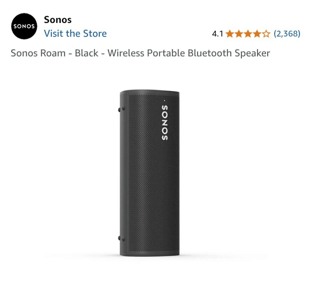 Electronics (Category: Announcements) located in Georgetown. Submitted by syahpenang (Listing ID 1378520020, Image 1). Description: SONOS ROAM SPEAKER BLUETOOTH ORIGINAL USED .. Wsp 016..466..5587 ...