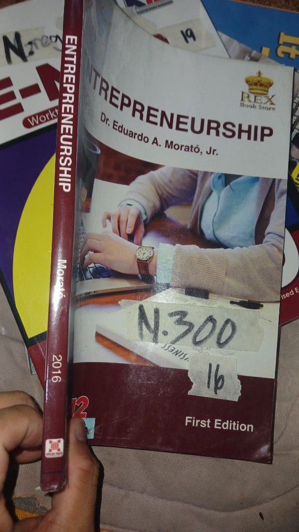 ENTREPRENEURSHIP FISRT EDITION (Category: Textbooks) located in Manila. Submitted by marcas022798212 (Listing ID 1378460358, Image 2). Description: ENTREPRENEURSHIP FISRT EDITION.
