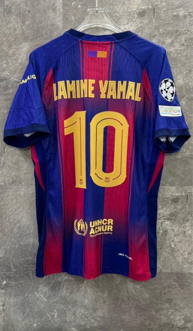 FC Barcelona Jersey - Lamine Yamal #10, Men's Fashion, Activewear