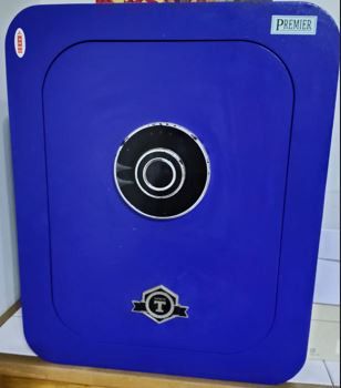 *FIRE SALE* BRIGHT BLUE LARGE SAFE (Category: Safe) located in Singapore. Submitted by kelstrove (Listing ID 1378429948, Image 1). Description: *FIRE SALE* Priced cheap to sell! Big capacity safe Safe is only manually operable by key 2 keys will be provided Safe is more than 20kg *Please note that electronic number pad not working* ========================= Self collection at 156, Toa Payoh Lorong 1. Please bring along trolley to facilitate colle
