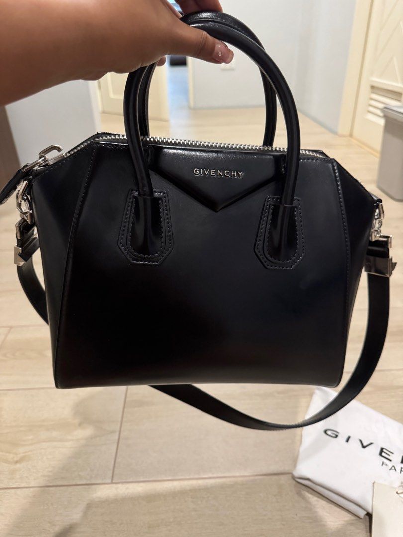 Givenchy Antigona Small Calfskin (Category: Luxury Bags & Wallets) located in Mabalacat. Submitted by letsirkmd (Listing ID 1378340308, Image 3). Description: With dustbag care cards and authenticity card.