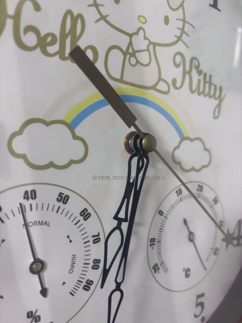 Hello Kitty wall clock (Category: Clocks) located in Calamba. Submitted by cur8d (Listing ID 1378449789, Image 3). Description: Tried and tested working well.
