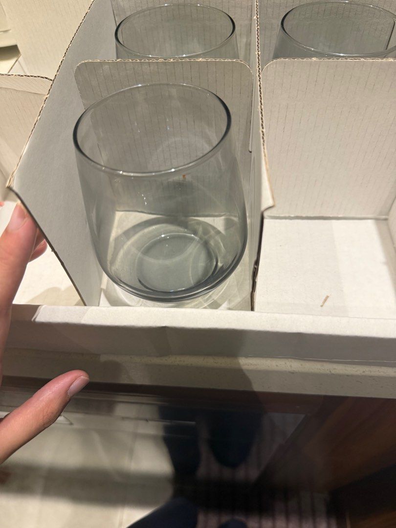 IKEA 9 pcs Wine Glass (Category: Dinnerware & Cutlery) located in Taguig. Submitted by chivestaguig (Listing ID 1378337792, Image 2). Description: 9 pcs for 1k.