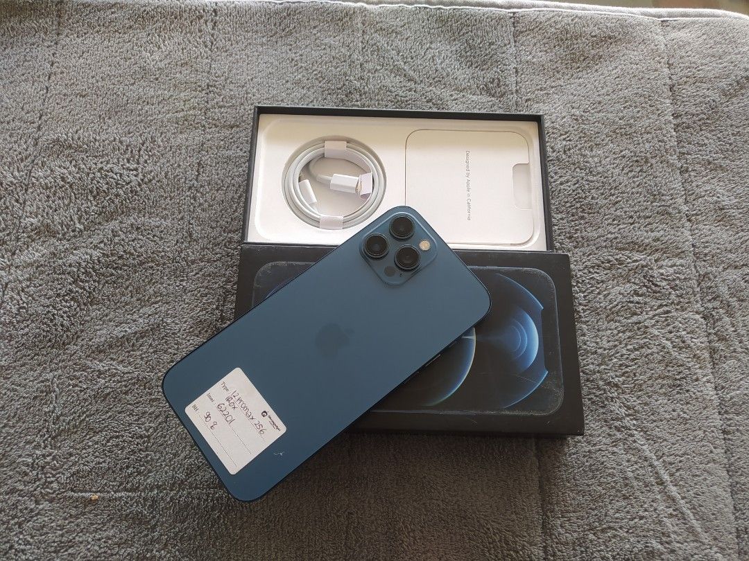 iPhone 12 Pro max 256GB Second iBox Resmi Garansi