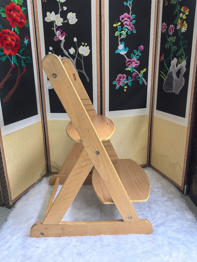 Katoji Ergonomic high chair (Category: Kids Tables & Chairs) located in Valenzuela. Submitted by mimasujapansurplus (Listing ID 1378438560, Image 3). Description: 📢 AVAILABLE ‼️ 𝑲𝒂𝒕𝒐𝒋𝒊 𝑬𝒓𝒈𝒐𝒏𝒐𝒎𝒊𝒄 𝑯𝒊𝒈𝒉 𝑪𝒉𝒂𝒊𝒓 ✨ ✅ Made of beechwood ✅ Adjustable seat & footboard ✅ Sturdy & can hold up to 60kg ✅ Expect visible signs of usage ✅ In good condition ✅ Color: Natural 📍 𝐕𝐚𝐥𝐞𝐧𝐳𝐮𝐞𝐥𝐚 𝐂𝐢𝐭𝐲 🚚 Available for 𝐬𝐞𝐥𝐟 𝐩𝐢𝐜𝐤