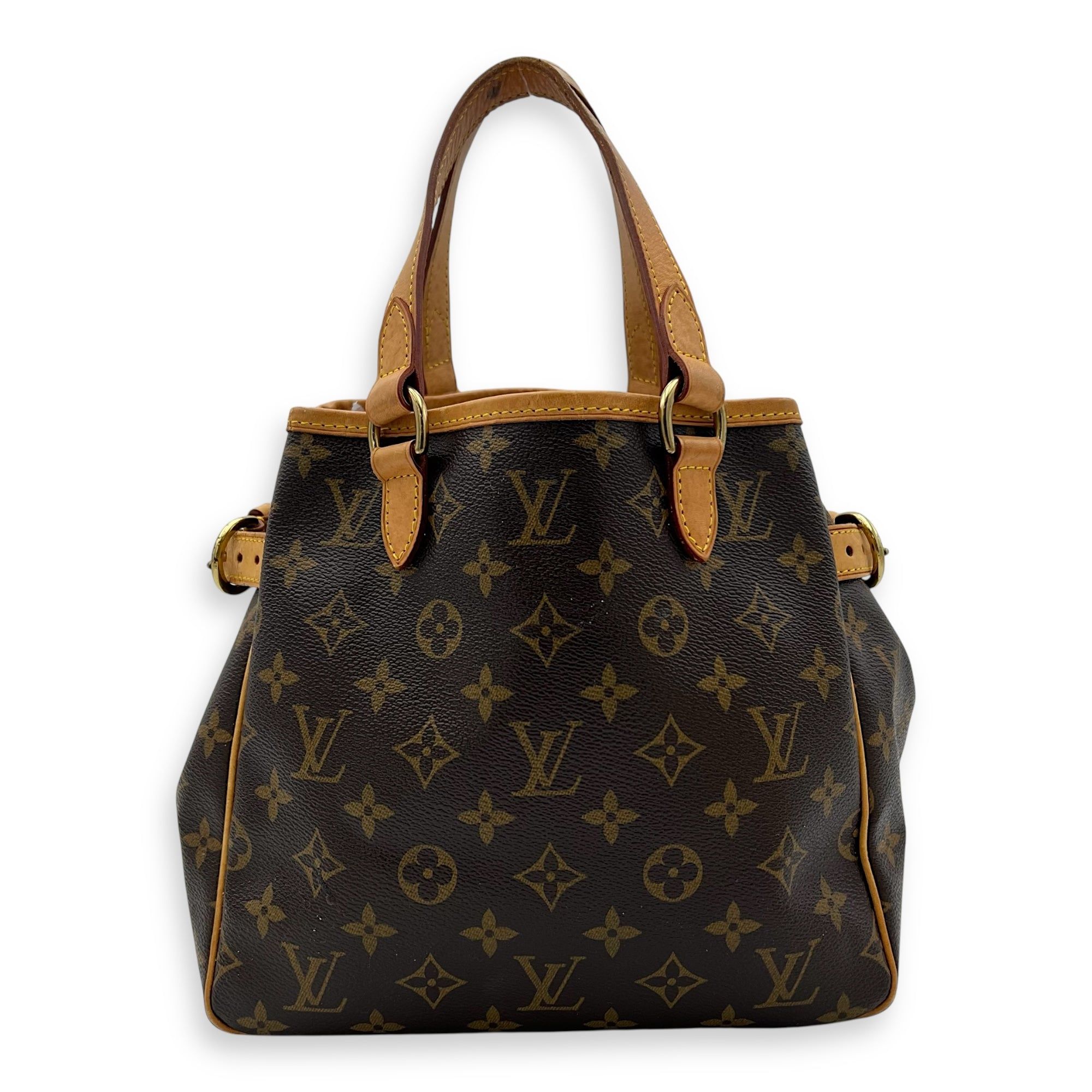 Louis Vuitton Batignolles Top Handle Bag Brown in Monogram Coated Canvas, Gold hardware (Category: Bags & Wallets) located in Singapore. Submitted by carousellluxury (Listing ID 1378413003, Image 2). Description: SKU C2507-006978DT Material Monogram Coated Canvas Color Brown Hardware Gold Strap Not IncludedDimension (L)24cm x (H)22cm x (W)15cm Accessories Dust Bag, Series VI0056 Circa Est 2006 Microchipped FALSE PS: Available for Private-Viewing,