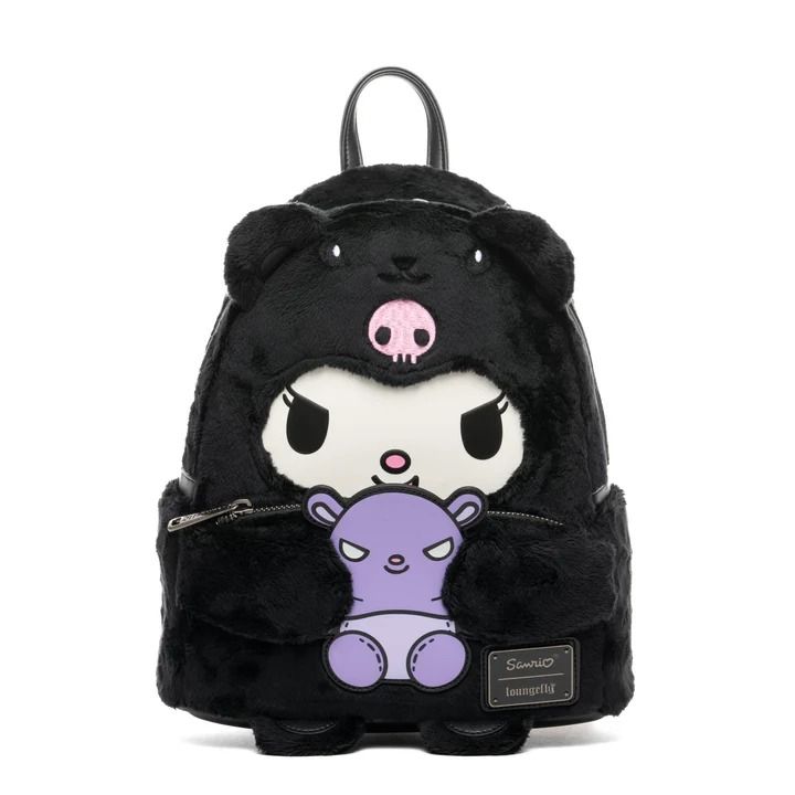 🌈US Exclusive🌈Loungefly Sanrio Kuromi Bear Cosplay Mini Backpack (Category: Backpacks) located in Singapore. Submitted by happy_shop_paradise (Listing ID 1378384340, Image 1). Description: Brand new sealed with tag Pre order from US, waiting time: 3-4 weeks to reach Material: Faux Leather, plush Measurements: W 9" x H 10.5" x D 4.5" This is an officially licensed Disney product. Courier $5 or collect at s821669/Oasis LRT DM for further in chat�