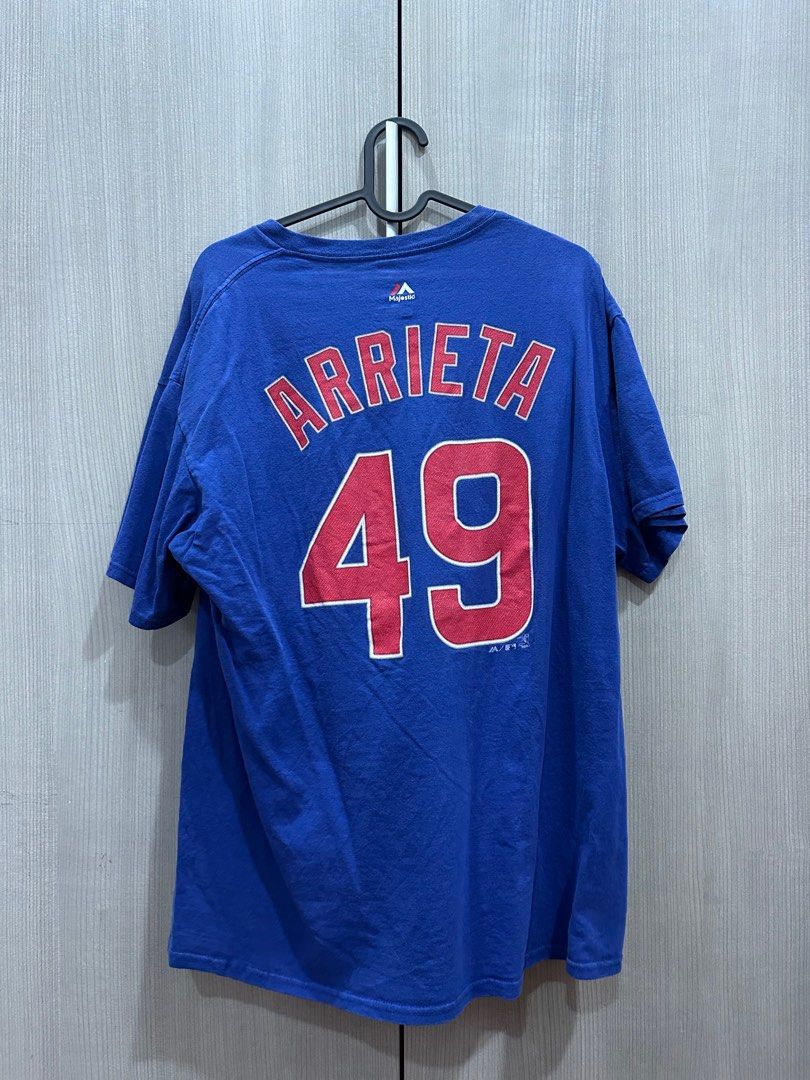 Majestic Chicago Cubs Arrieta #49 T-Shirt (Category: Tshirts & Polo Shirts) located in Singapore. Submitted by rt055 (Listing ID 1378517898, Image 2). Description: RFS : No longer in use PM if interested, open to nego if u purchase multiple items!.
