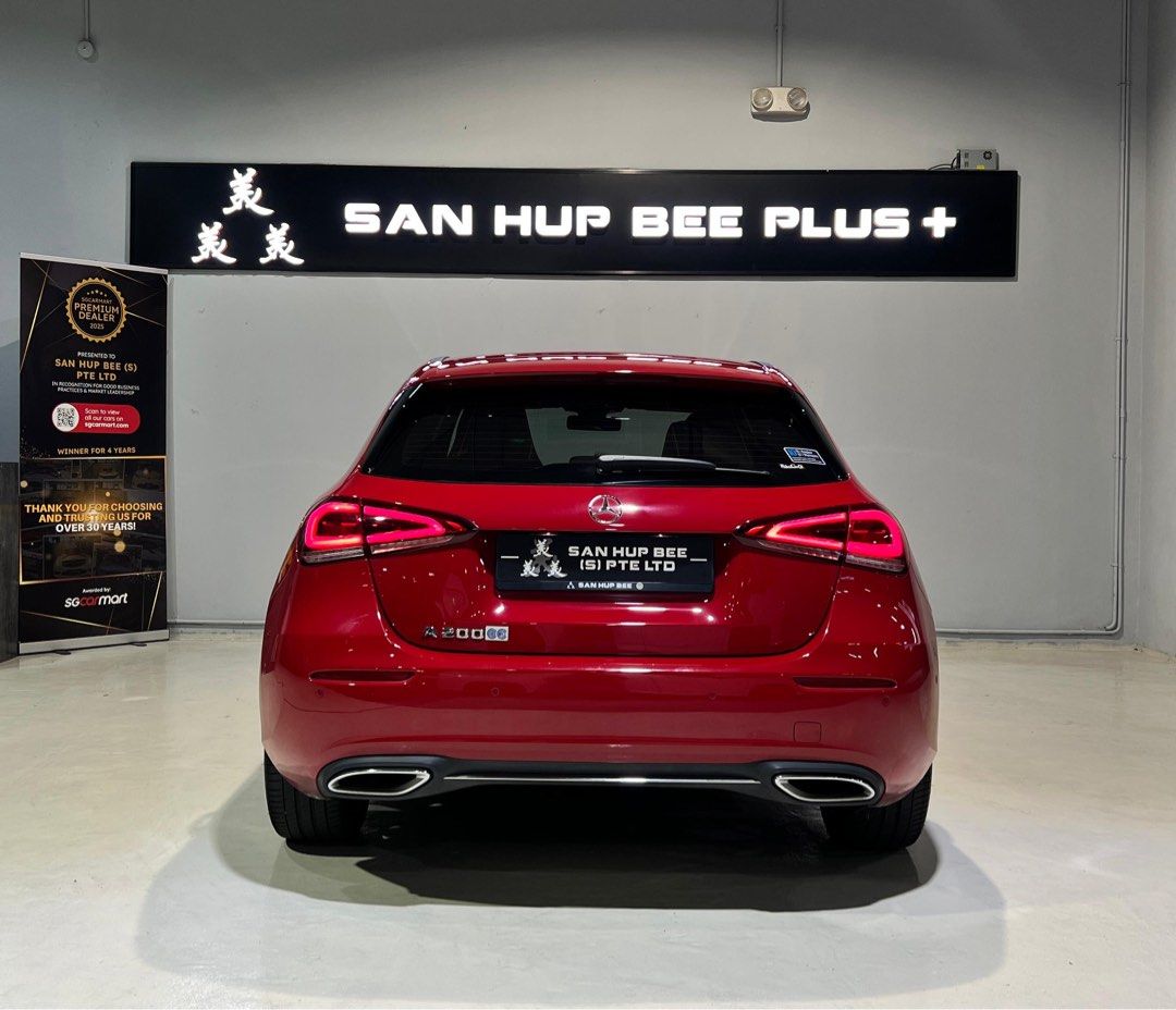Mercedes-Benz A-Class Hatchback A200 Progressive (A) (Category: Used Cars) located in Singapore. Submitted by shb.eva (Listing ID 1378402800, Image 3). Description: ‼️FOC 2Y ENGINE & GB WARRANTY‼️ ‼️FOC FULL GROOMING BEFORE HANDOVER‼️ ‼️FOC SERVICING BEFORE HANDOVER‼️ 🔅🔆NO OBLIGATION VIEWING, MY CAR SELLS OUT FAST. FIRST COME FIRST SERVE!🔆🔅 Vehicle Features 1.4L 4 cylinder inline, 16 valves producing 160bhp, 7G DCT auto transmission, multi fu