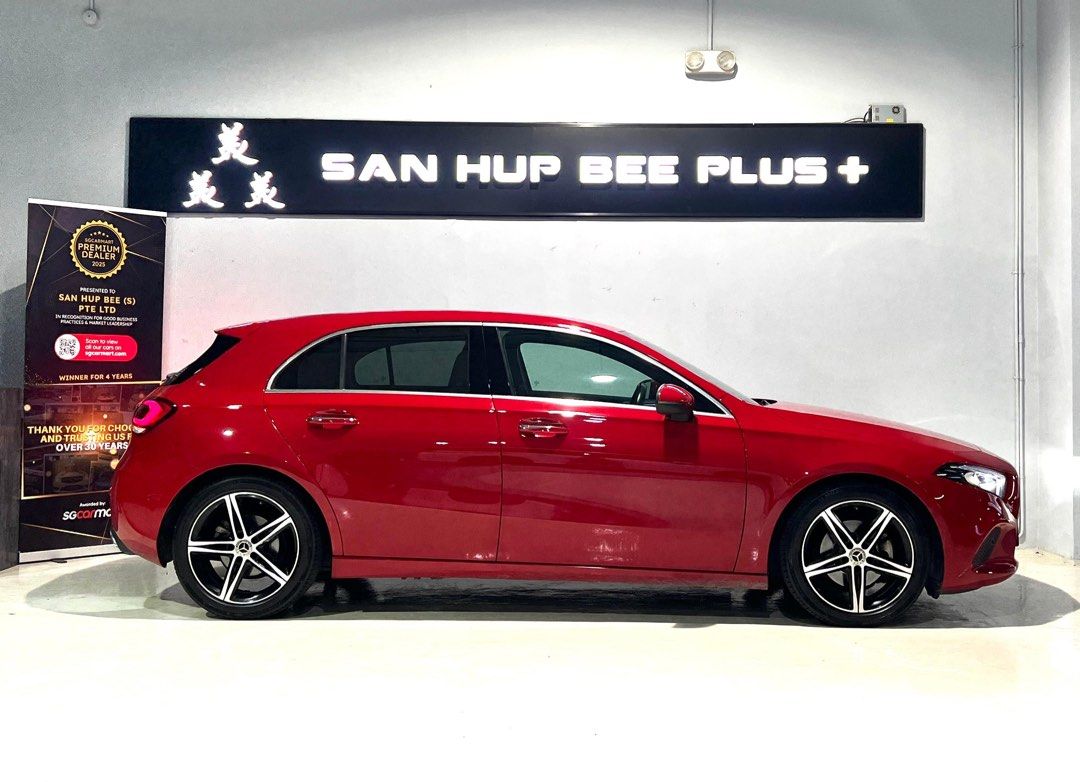 Mercedes-Benz A-Class Hatchback A200 Progressive (A) (Category: Used Cars) located in Singapore. Submitted by shb.eva (Listing ID 1378402800, Image 2). Description: ‼️FOC 2Y ENGINE & GB WARRANTY‼️ ‼️FOC FULL GROOMING BEFORE HANDOVER‼️ ‼️FOC SERVICING BEFORE HANDOVER‼️ 🔅🔆NO OBLIGATION VIEWING, MY CAR SELLS OUT FAST. FIRST COME FIRST SERVE!🔆🔅 Vehicle Features 1.4L 4 cylinder inline, 16 valves producing 160bhp, 7G DCT auto transmission, multi fu