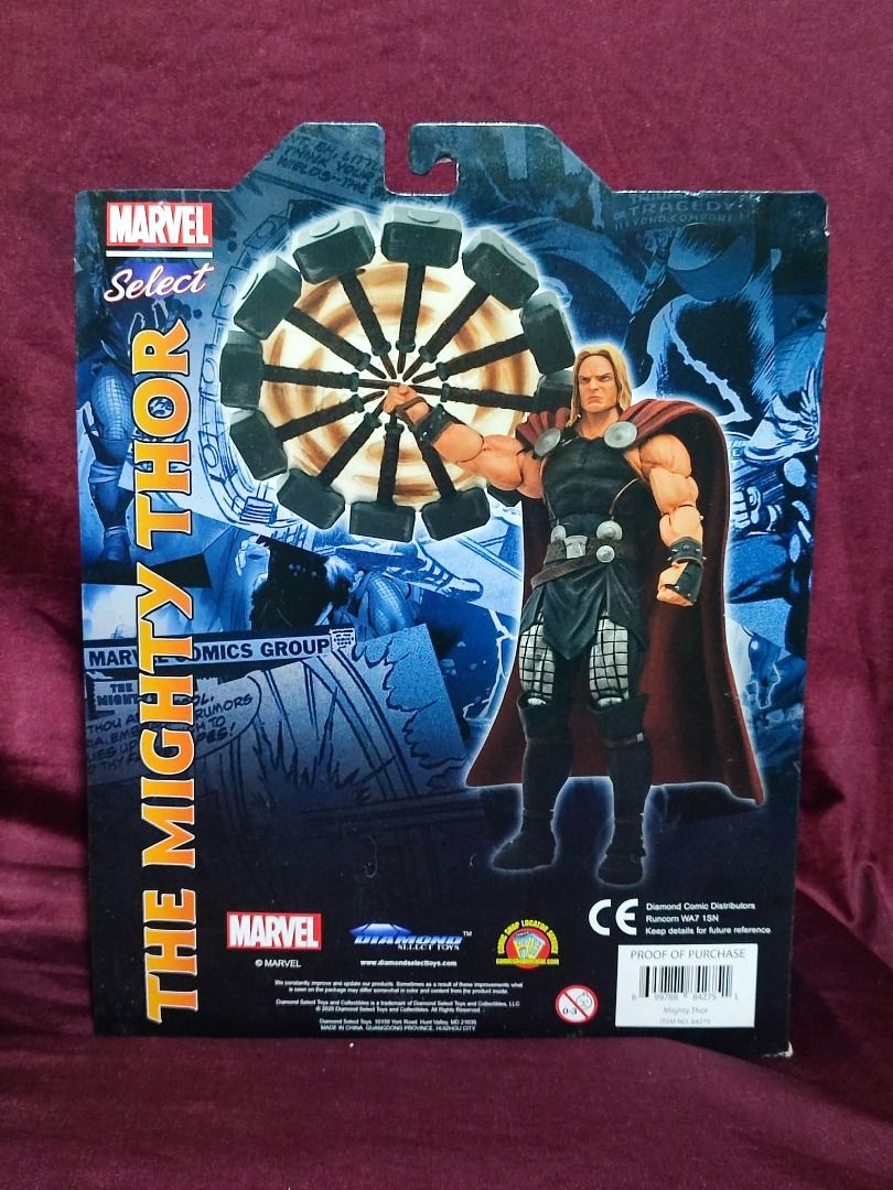 MIGHTY THOR, sealed - Marvel Select Avengers Legends Spinning Hammer (Category: Figurines & Statues) located in Angeles City. Submitted by moretoys4u2024 (Listing ID 1378369541, Image 2). Description: FOR SALE!!! / ON HAND!!! ================= * sealed & brand new * fixed prices * figure's box, packaging, paint and whatnot will be considered as 5 out of 10. ` [SHIPPING / PAYMENT:] =============== * Payment 1st Before Ship Out * via JRS / LBC COP 