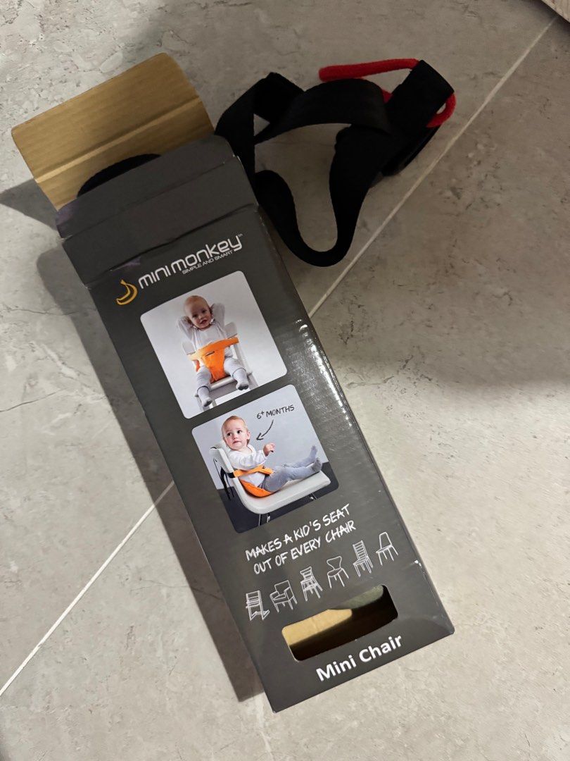 Mini monkey chair pocket (Category: Other Babies Going Out Needs) located in Singapore. Submitted by _kaylee_ (Listing ID 1378386432, Image 1). Description: Brand new. Meet up location: Bayshore park condo, Bayshore MRT, Bedok MRT, .