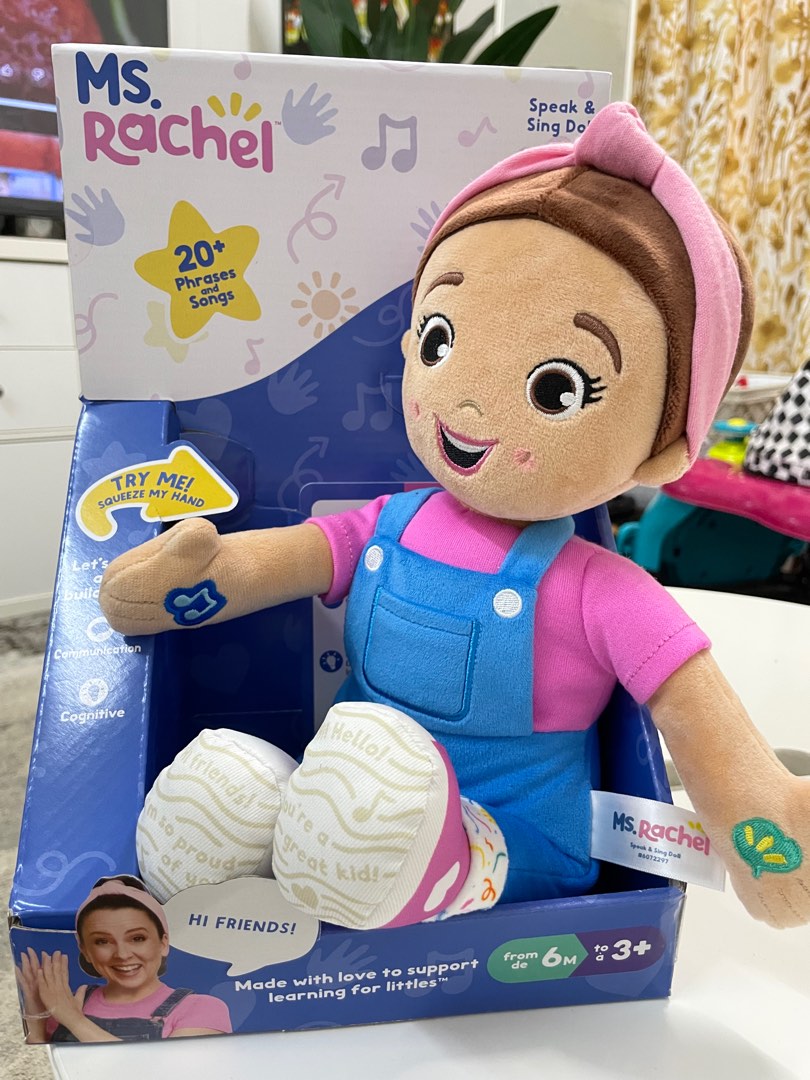 Ms Rachel Soft Toys, Babies & Kids, Infant Playtime on Carousell