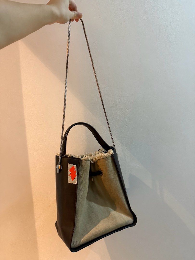 (nego) 3.1 Phillip Lim Small Drawstring Bucket Bag With Pouch (Category: Luxury Bags & Wallets) located in Manila. Submitted by maxxnooblaa (Listing ID 1378506965, Image 2). Description: Original Price: 168 DOLLARS > ₱9473 SELLING FOR ₱5500 ONLY.