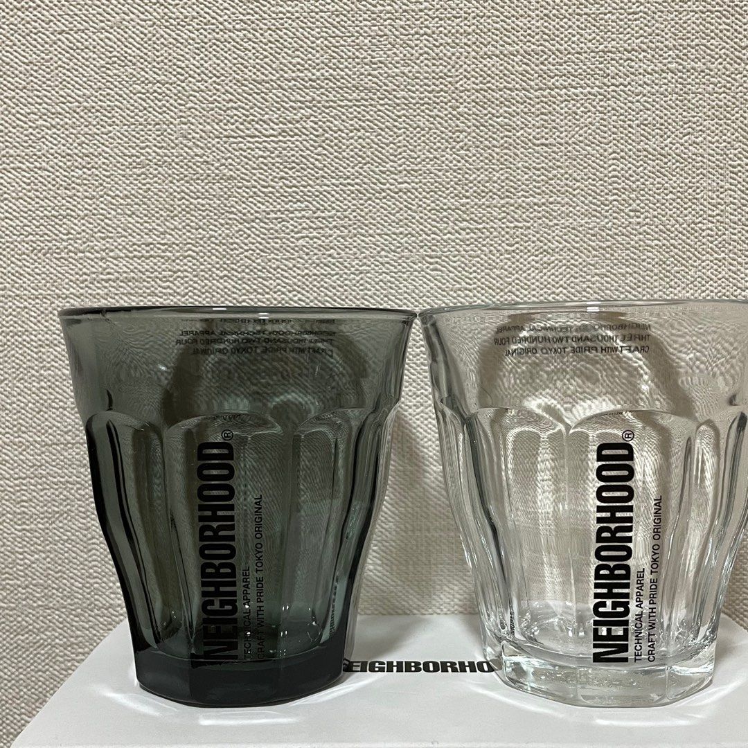 NEIGHBORHOOD LOGO DURALEX GLASS SET, 傢俬＆家居, 廚具和餐具