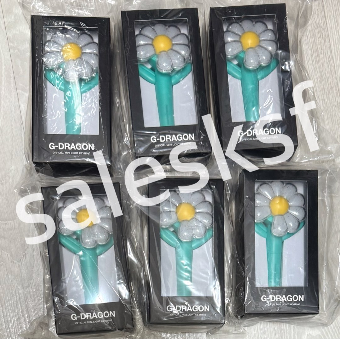 [FREE Delivery] Official G-Dragon Mini Lightstick Keyring Mint Light ...