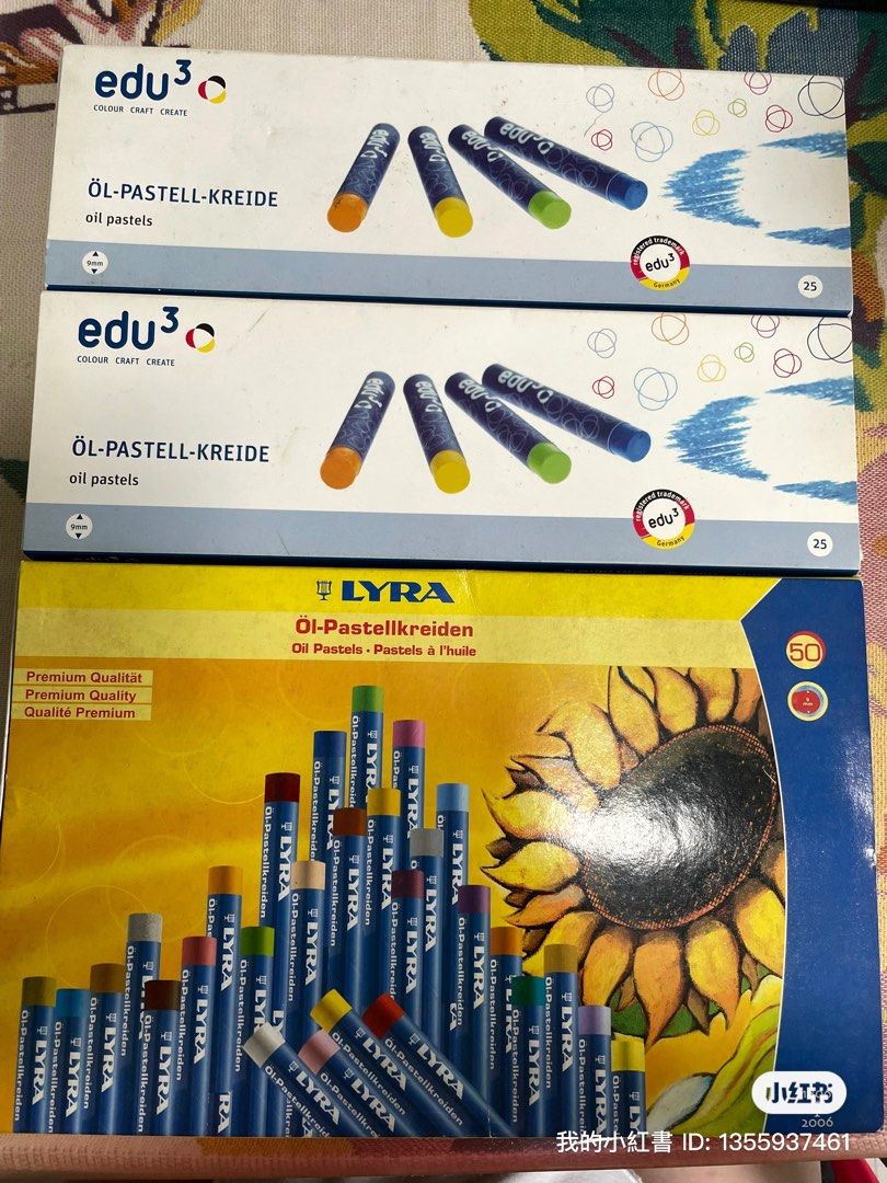 Oil pastels (Category: Art & Prints) located in Singapore. Submitted by jade_lover_75 (Listing ID 1378387810, Image 1). Description: $5 for 25 colors edu3 $10 for 50 colors LYRA Collection at Toa Payoh .