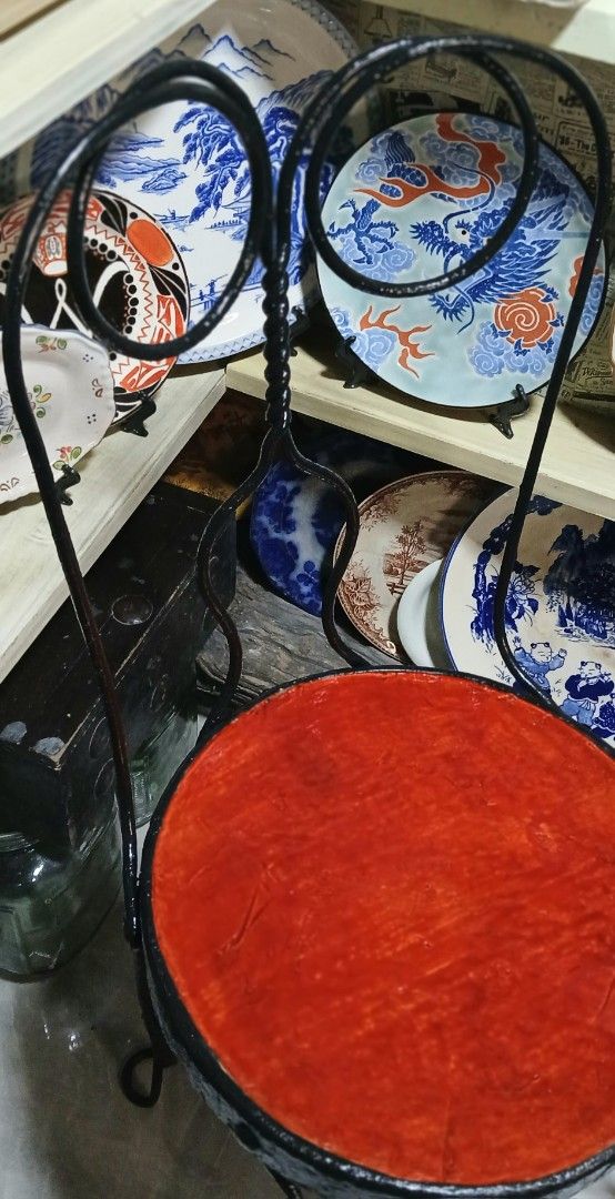 Old Batibot Chair (Category: Chairs) located in Paranaque City. Submitted by makalumavintagestoreph (Listing ID 1378338596, Image 2). Description: Old Batibot Chair ●An old all-metal chair that had been repainted and restored Condition: As is (Well used) Price: P1,500 Size: 14" X 18" X 36".