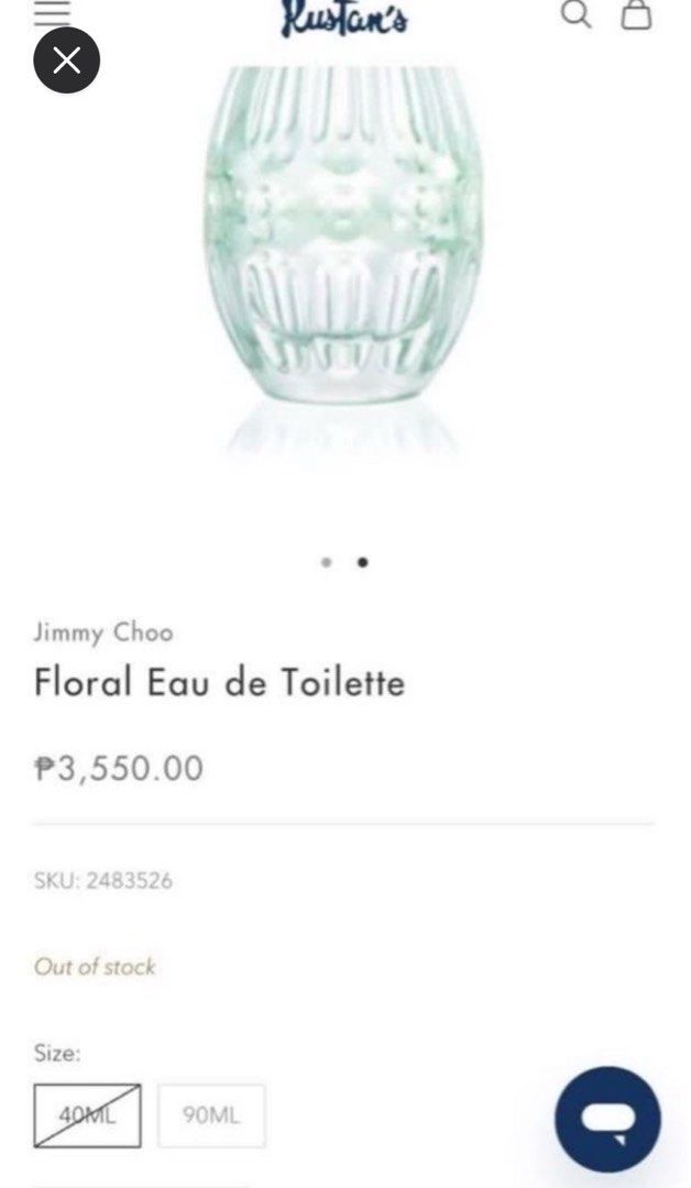 ORIGINAL JIMMY CHO 60ML (Category: Fragrance & Deodorants) located in Quezon City. Submitted by stefsm (Listing ID 1378475382, Image 2). Description: gift from usa sprayed <5x for testing of smell.