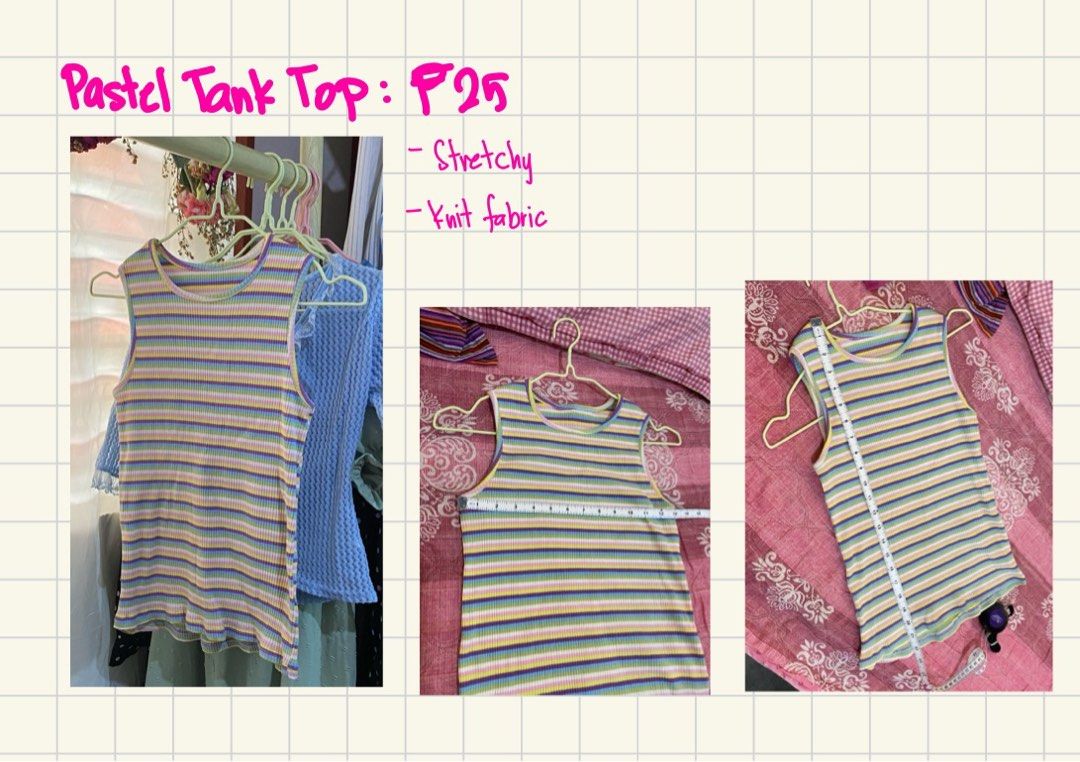 Pastel Sleeveless Tank Top (Category: Sleeveless) located in Iloilo. Submitted by cbd222 (Listing ID 1378530130, Image 1). Description: .