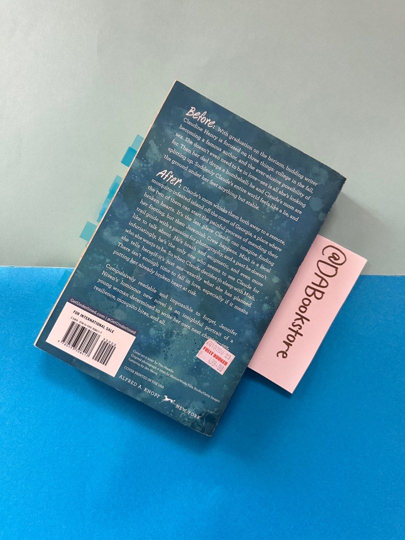 [PRE LOVED] Breathless | Jennifer Niven (Category: Storybooks) located in Batangas. Submitted by dabookstore (Listing ID 1378340450, Image 2). Description: LIPA / TAFT AREA - ₱220 (SF not included) - bought from fullybooked (originally ₱499) - lightly tanned (see pictures) - includes sticky tabs (can be removed upon request) - rfs: decluttering dm for inquires! .