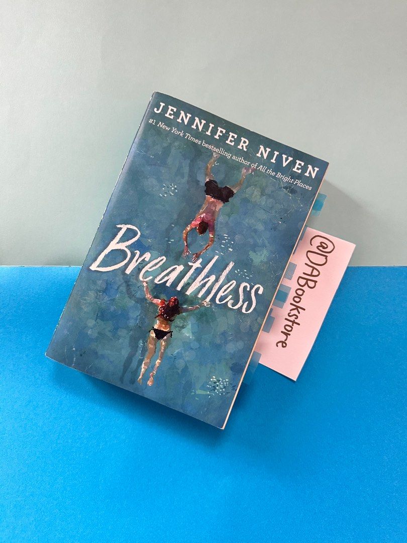 [PRE LOVED] Breathless | Jennifer Niven (Category: Storybooks) located in Batangas. Submitted by dabookstore (Listing ID 1378340450, Image 1). Description: LIPA / TAFT AREA - ₱220 (SF not included) - bought from fullybooked (originally ₱499) - lightly tanned (see pictures) - includes sticky tabs (can be removed upon request) - rfs: decluttering dm for inquires! .