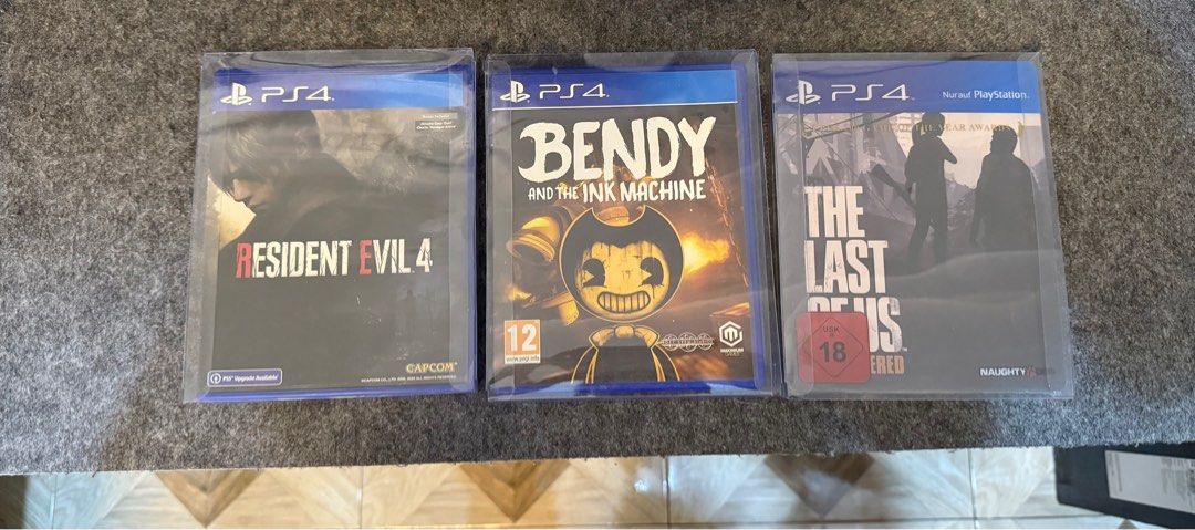 Ps4 Games (Category: PlayStation) located in Caloocan City. Submitted by deac0n (Listing ID 1378525374, Image 3). Description: Selling some of my ps4 games collection Call of duty modern warfare 2 - 1500 Resident Evil 4 Remake - 1300 👀Rare Version Of The Games 👀 Little Nightmare 1 & 2 - 2500 Unravel 1 & 2 - 4000 Your Toy ( SEALED) - 2000 Untitled Goose Game (Lovely Edition SEALED) - 2500 Inside & Limbo - 2500 The Walking Dead Collection - 2000 