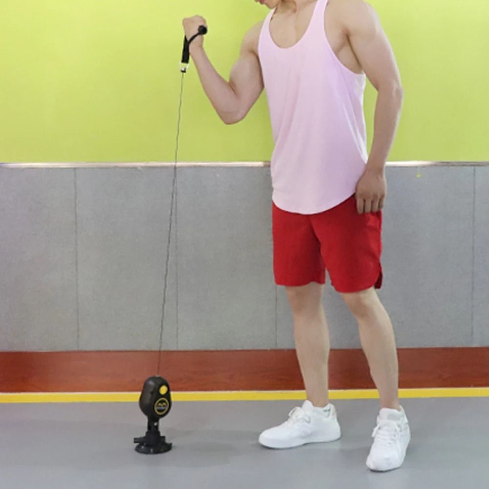 Resistance Band Rope Trainer with Suction Cup for Arm and Core ...