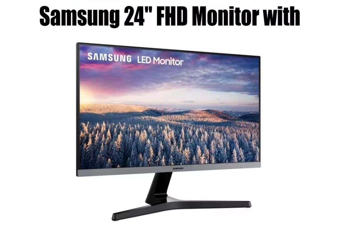 Samsung 24" FHD Monitor (Category: Monitor Screens) located in Singapore. Submitted by shaynelin (Listing ID 1378512402, Image 3). Description: - Samsung 24" FHD Monitor - Excellent condition - Ideal for work or gaming.