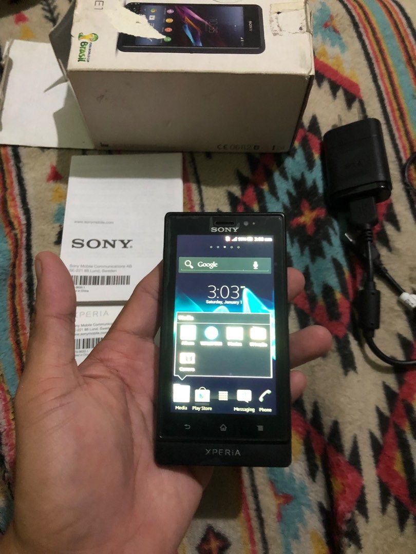 Sony Xperia E1 dual with walkman (Category: Sony) located in Quezon City. Submitted by markgolveo (Listing ID 1378497602, Image 2). Description: Sony Xperia E1 dual with walkman Tested working all functionalities working Can be used as a dedicated media player or music player or backup phone Good - all buttons, sounds, touch screen, sim signal, wifi, bluetooth, clear screen no dead pixels screen protected since day one, Good working camera front 