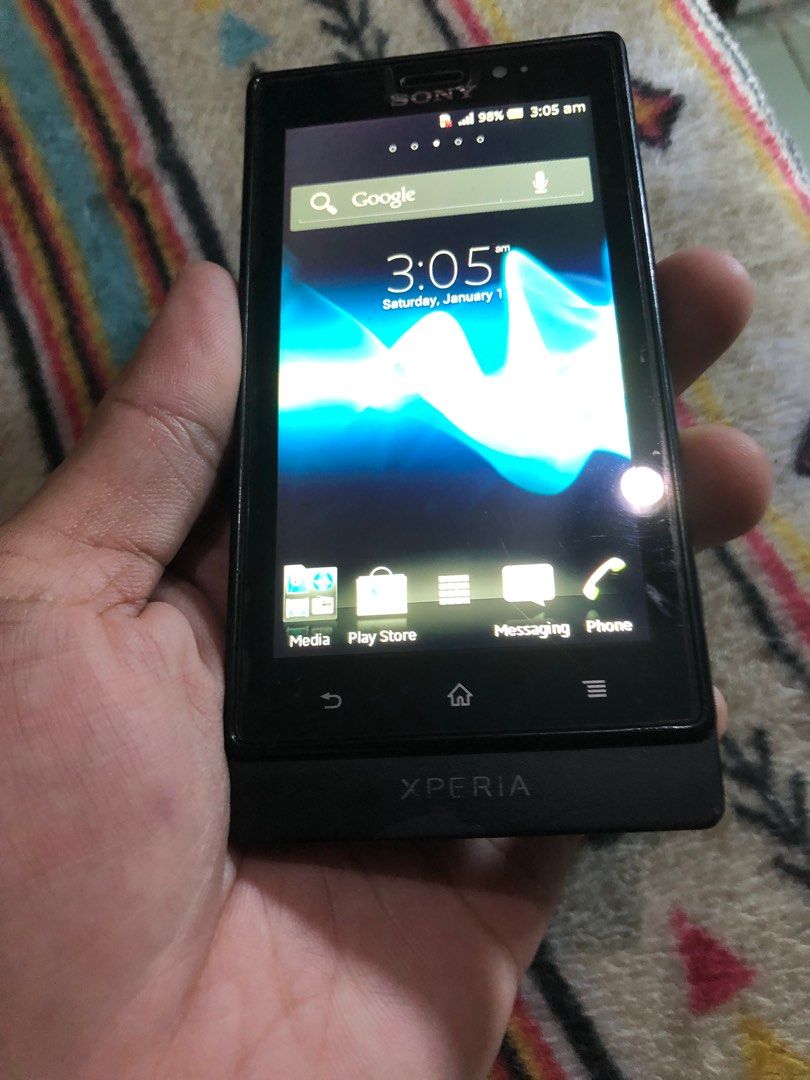Sony Xperia E1 dual with walkman (Category: Sony) located in Quezon City. Submitted by markgolveo (Listing ID 1378497602, Image 1). Description: Sony Xperia E1 dual with walkman Tested working all functionalities working Can be used as a dedicated media player or music player or backup phone Good - all buttons, sounds, touch screen, sim signal, wifi, bluetooth, clear screen no dead pixels screen protected since day one, Good working camera front 
