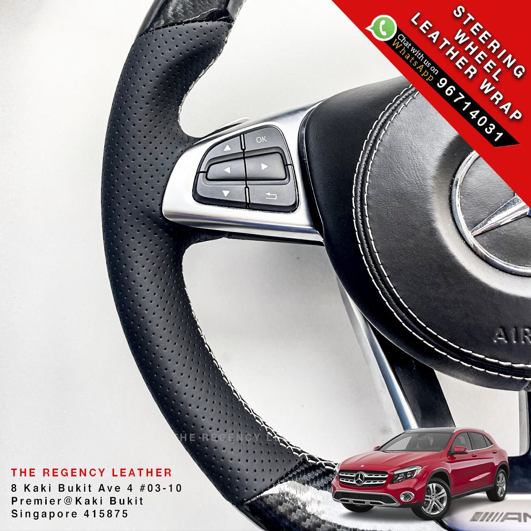 STEERING CARBON FIBER LEATHER WRAP / REFURBISH / RESTORATION / AUDI, BMW, HONDA, MERCEDES, VOLKSWAGEN, MASERATI, SUBARU, SKODA (Category: Car Workshops & Services) located in Singapore. Submitted by david_96714031 (Listing ID 1378457872, Image 3). Description: 𝐃𝐞𝐚𝐫 𝐂𝐮𝐬𝐭𝐨𝐦𝐞𝐫❜𝐬 𝐏𝐥𝐞𝐚𝐬𝐞 𝐛𝐞 𝐢𝐧𝐟𝐨𝐫𝐦 𝐭𝐡𝐚𝐭 𝐭𝐡𝐞 𝐢𝐧𝐝𝐢𝐜𝐚𝐭𝐞𝐝 𝐩𝐫𝐢𝐜𝐞 𝐢𝐬 𝐨𝐧𝐥𝐲 𝐟𝐨𝐫 𝐫𝐞𝐟𝐞𝐫𝐞𝐧𝐜𝐞. 𝐃𝐢𝐟𝐟𝐞𝐫𝐞𝐧𝐜𝐞 𝐜𝐚𝐫 𝐦𝐨𝐝𝐞𝐥 𝐰�