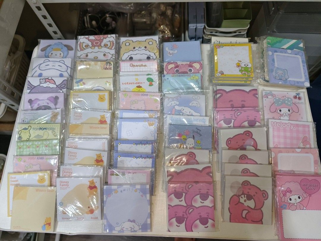 Sticky Notes / NotePad (Category: Stationery & School Supplies) located in Petaling Jaya. Submitted by yiing694 (Listing ID 1378486452, Image 1). Description: Price for all there are 83 items all are brand new.