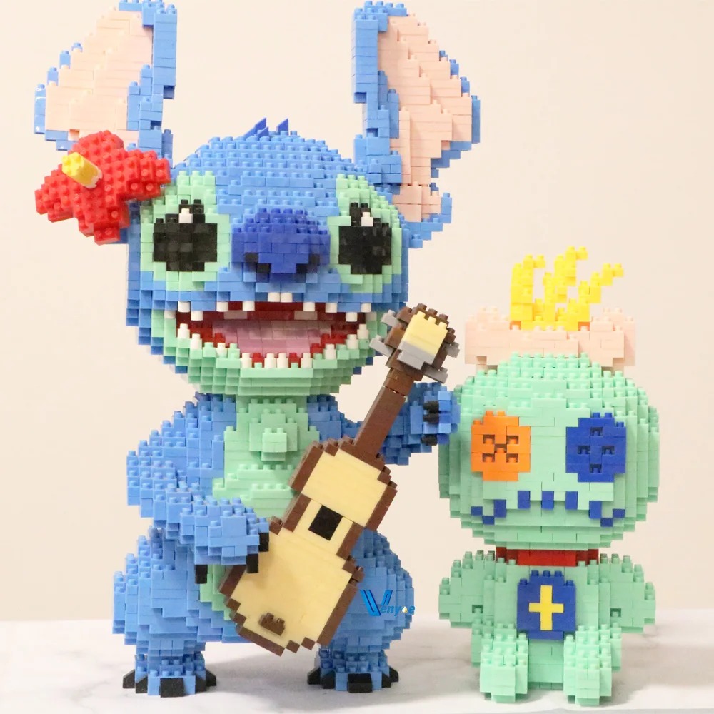 Stitch Scrump Micro Building Blocks Kawaii Disney Lilo and Stitch DIY ...