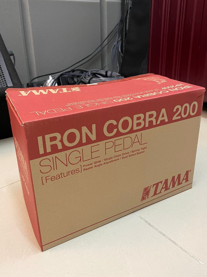 Tama Iron Cobra HP200P — Single pedal, 興趣及遊戲, 音樂、樂器 & 配件, 樂器配件 - Carousell