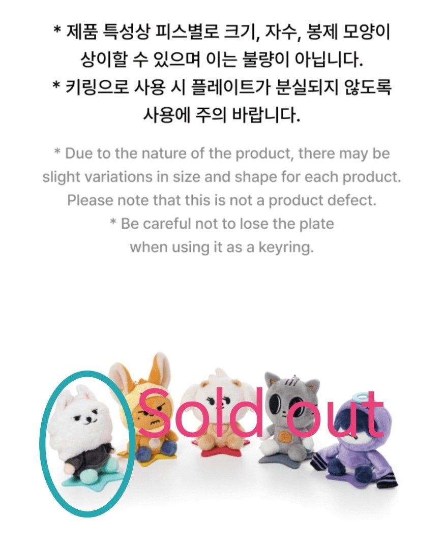 TXT CHOI YONG MEONG （SOOBIN) TOMORROW X TOGETHER Plush Keyring