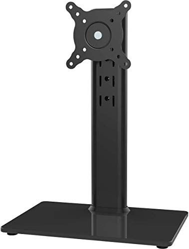 Universal Monitor Stand for 13-32" ScreensSingle LCD Computer Monitor Free-Standing Desk Stan Riser for 13 inch to 32 inch screen with Swivel, Heght Adjustable, Rotation, Holds One (1) Screen up to77Lbs(HT05B-001)) 18772 (Category: Other Accessories) located in Singapore. Submitted by plentiful88 (Listing ID 1378531299, Image 1). Description: This monitor stand is designed for screens from 13 to 32 inches. It features a tempered glass base, 360-d