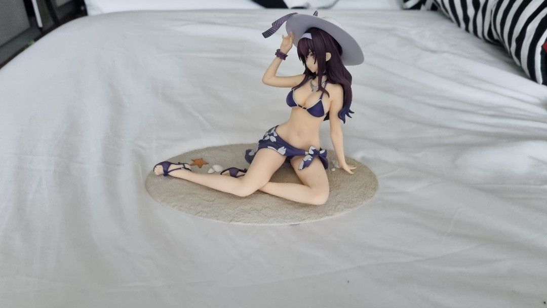 Utaha Kasumigaoka Swimsuit Figure (Category: Toys & Games) located in Singapore. Submitted by D1249 (Listing ID 1378377314, Image 2). Description: Utaha Kasumigaoka beach figurine. Was stored in glass viewing cabinet and untouched for a while..