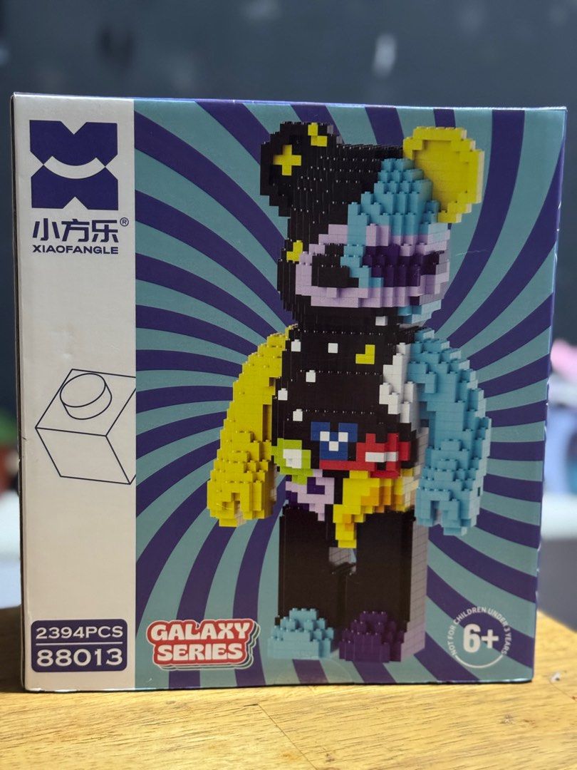 Xiaofangle Universal Block Be@rbrick (Category: Designer & Blind Box Toys) located in Quezon City. Submitted by luckycat.meow (Listing ID 1378488403, Image 1). Description: BRAND NEW & SEALED Brand: Xiaofangle Be@rbrick Universal Block Galaxy Series Interstellar Home 🌟 Rare Collectibles Comes with a 3D manual, just scan the QR code DM for more details or to order 💌 📦 Available and ready to ship! .