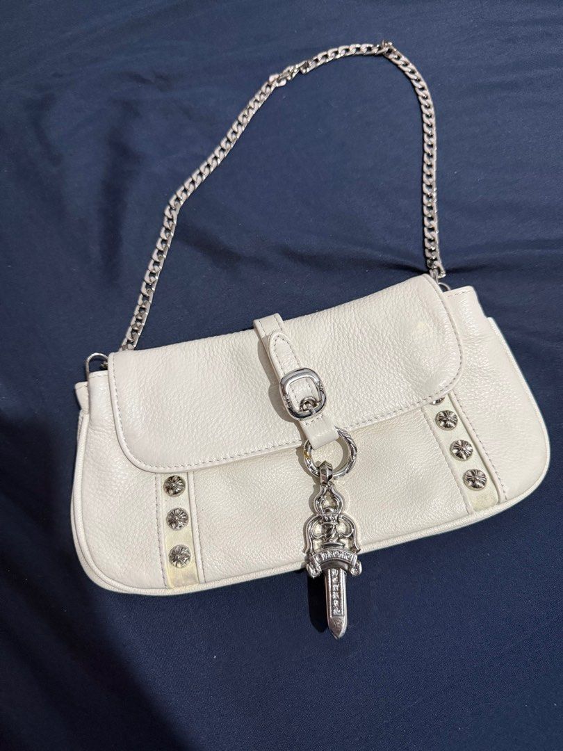 y2k white chrome hearts bag (Category: Purses & Pouches) located in Batangas. Submitted by _khaori (Listing ID 1378436254, Image 1). Description: Authenticity not guaranteed. Item was received as a gift from the U.S..
