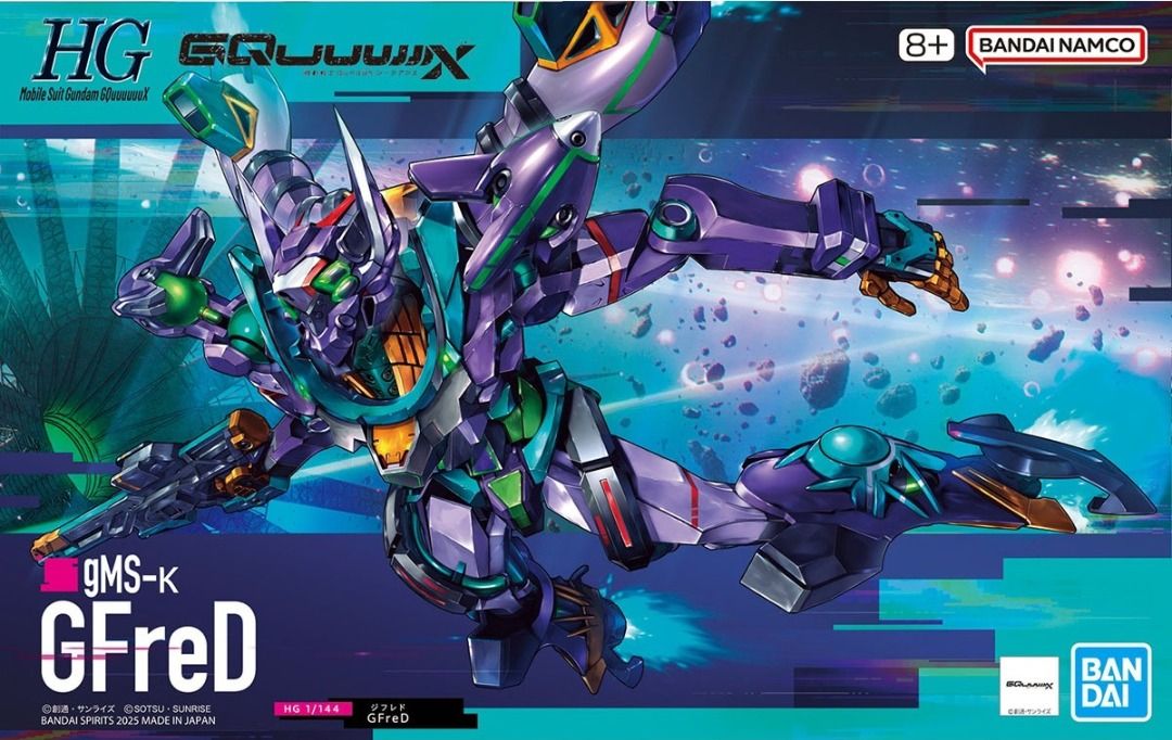 現貨] HG 1/144 GFreD『機動戦士Gundam GQuuuuuuX』- HGD