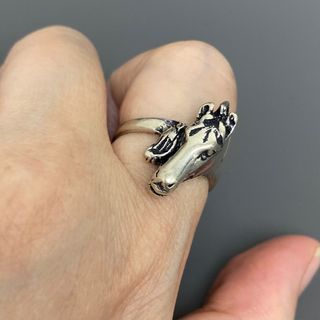 海外搜回 N年前頭馬純銀925介男女同款64213438998146110