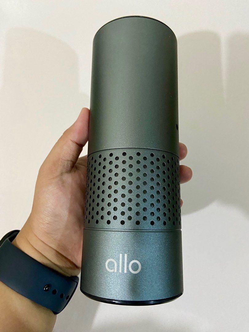 Air Purifier “Allo” - USB Type (working) (Category: Air Purifiers & Dehumidifiers) located in Cavite. Submitted by nanangonlineshop (Listing ID 1383824044, Image 1). Description: 📌 Air Purifier “Allo” - USB Type (working) 🏷️ P550 ✅ with flaw (cord), but it’s fully functional ✅ Size: 7” x 2.5” ✅ Power Source: Corded Electric ✅ LED Display: ✔️ LED shows temperature, humidity and air speed clearly. ✅ 4 Benefits: ✔️ The premium motor ensures low co