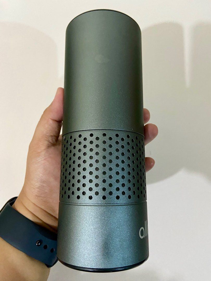 Air Purifier “Allo” - USB Type (working) (Category: Air Purifiers & Dehumidifiers) located in Cavite. Submitted by nanangonlineshop (Listing ID 1383824044, Image 2). Description: 📌 Air Purifier “Allo” - USB Type (working) 🏷️ P550 ✅ with flaw (cord), but it’s fully functional ✅ Size: 7” x 2.5” ✅ Power Source: Corded Electric ✅ LED Display: ✔️ LED shows temperature, humidity and air speed clearly. ✅ 4 Benefits: ✔️ The premium motor ensures low co