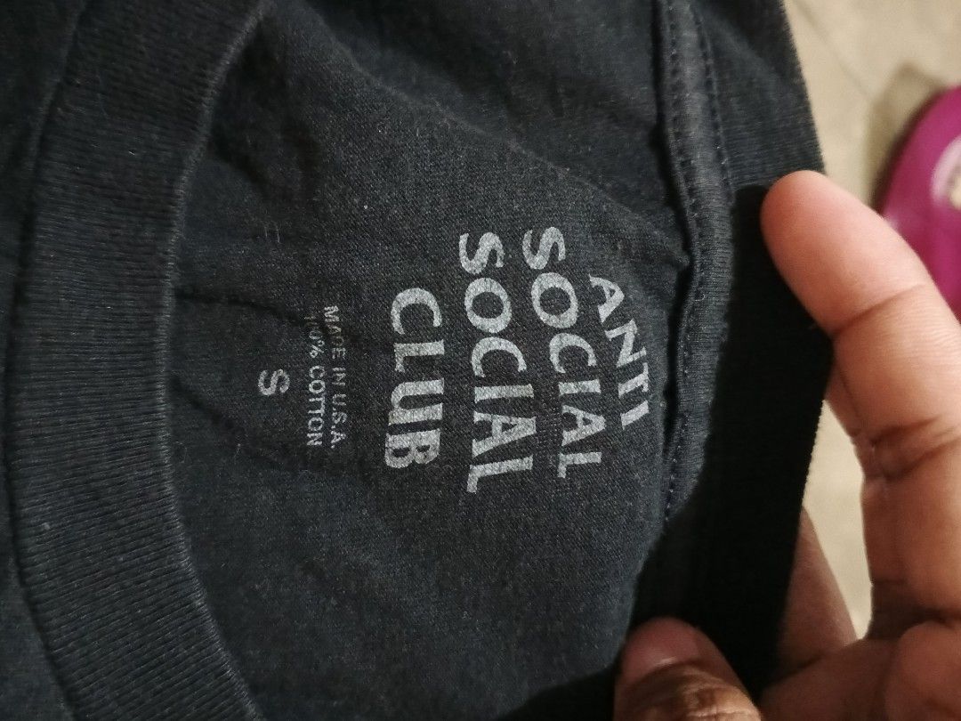 Anti Social Social Club Kkoch Black Tee (Category: Tshirts & Polo Shirts ) located in Manila. Submitted by johnbenedi44037 (Listing ID 1383745588, Image 3). Description: Anti Social Social Club Kkoch Black Tee small on tag good condition 499+sf.
