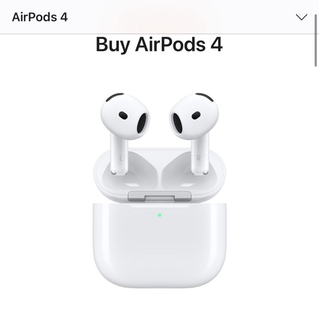 Apple AirPods 4 with Active Noise Cancellation63232115528706110