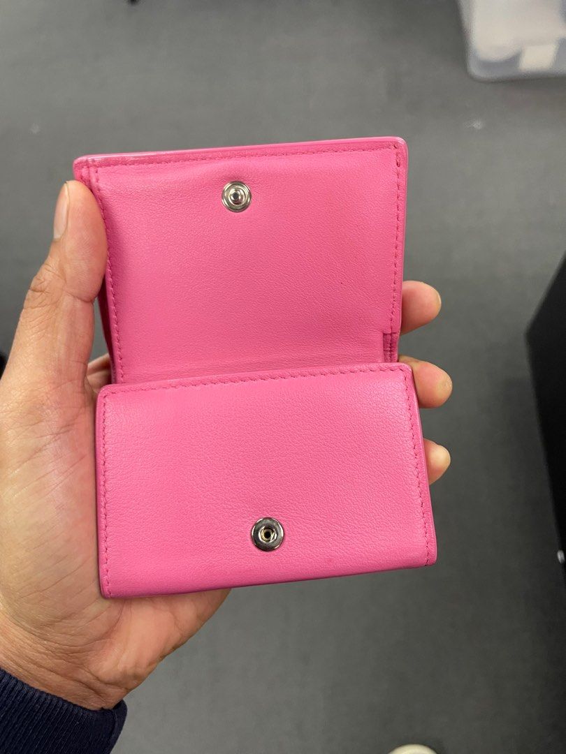 BALENCIAGA Papier Mini Pink Wallet (Category: Luxury Bags & Wallets) located in Manila. Submitted by luxemax_09 (Listing ID 1383770365, Image 3). Description: .