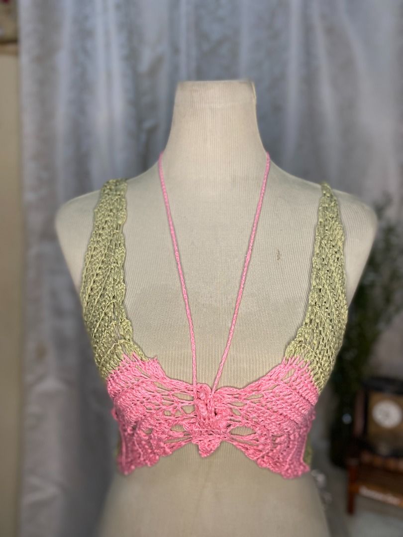 Crocheted Butterfly Top (Category: Others Tops) located in Bacolod City. Submitted by valerieena (Listing ID 1383832350, Image 1). Description: had it customized.