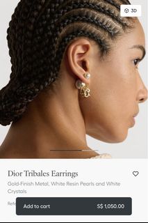 Dior tribal For Sale Earrings Carousell Singapore